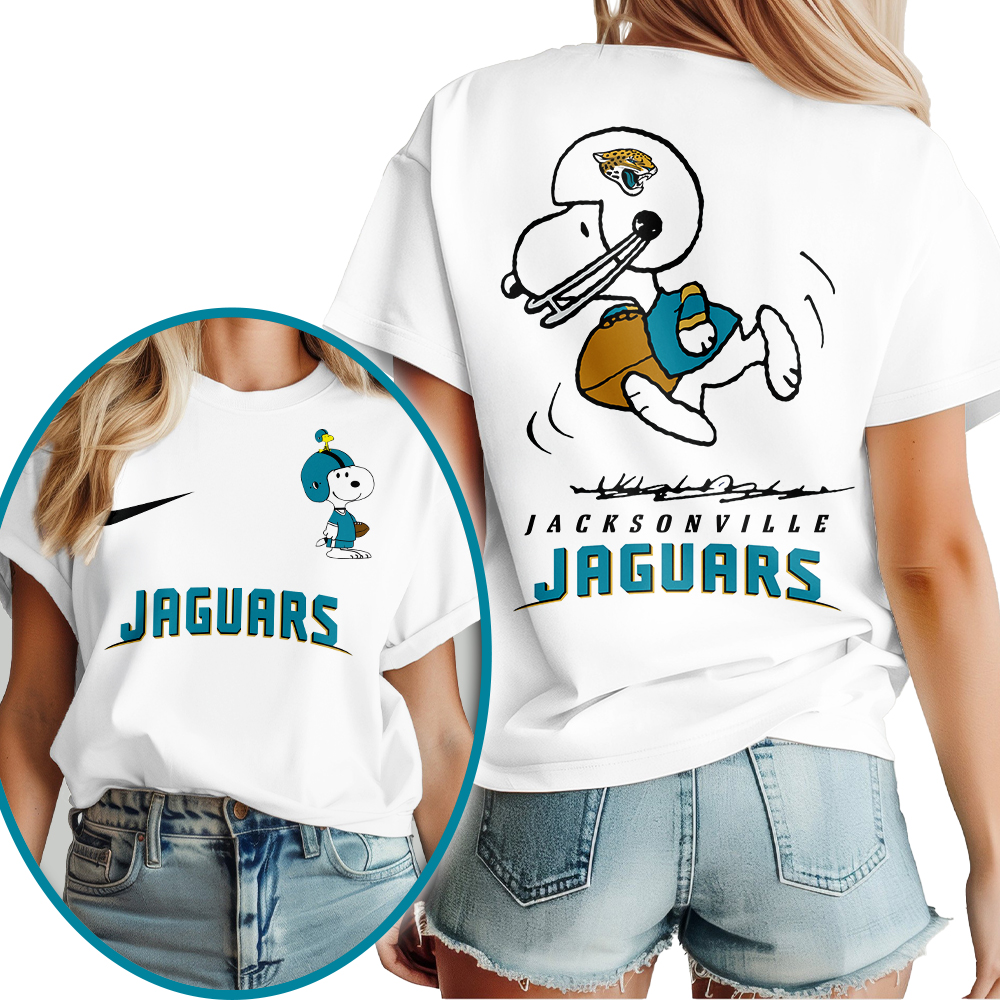 Jacksonville Jaguars | Premium NFL x Peanuts 3D Shirt HI