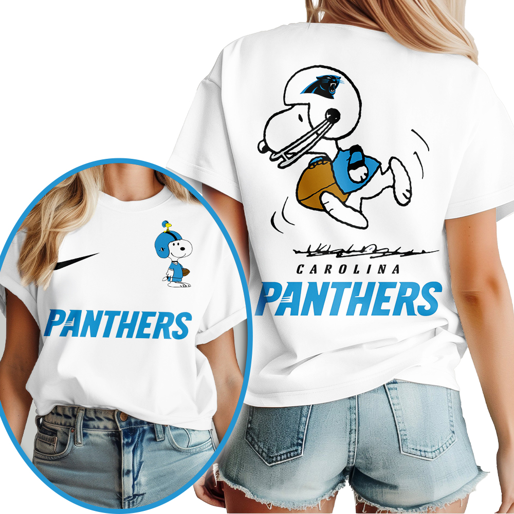 Carolina Panthers | Premium NFL x Peanuts 3D Shirt HI