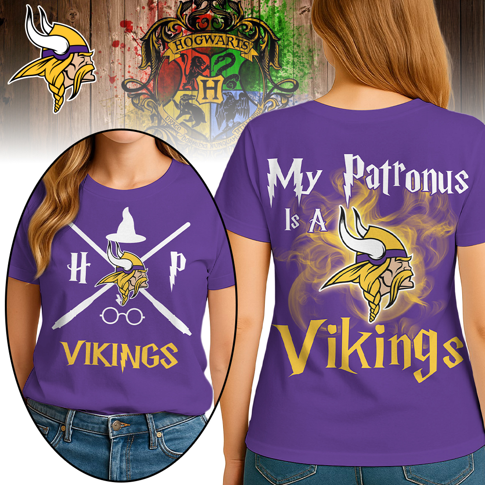 Minnesota Vikings | Premium NFL and Harry Potter Fan Shirt HI