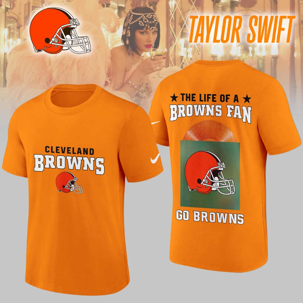 Cleveland Browns | Premium NFL x Taylor Swift 3D Shirt HI