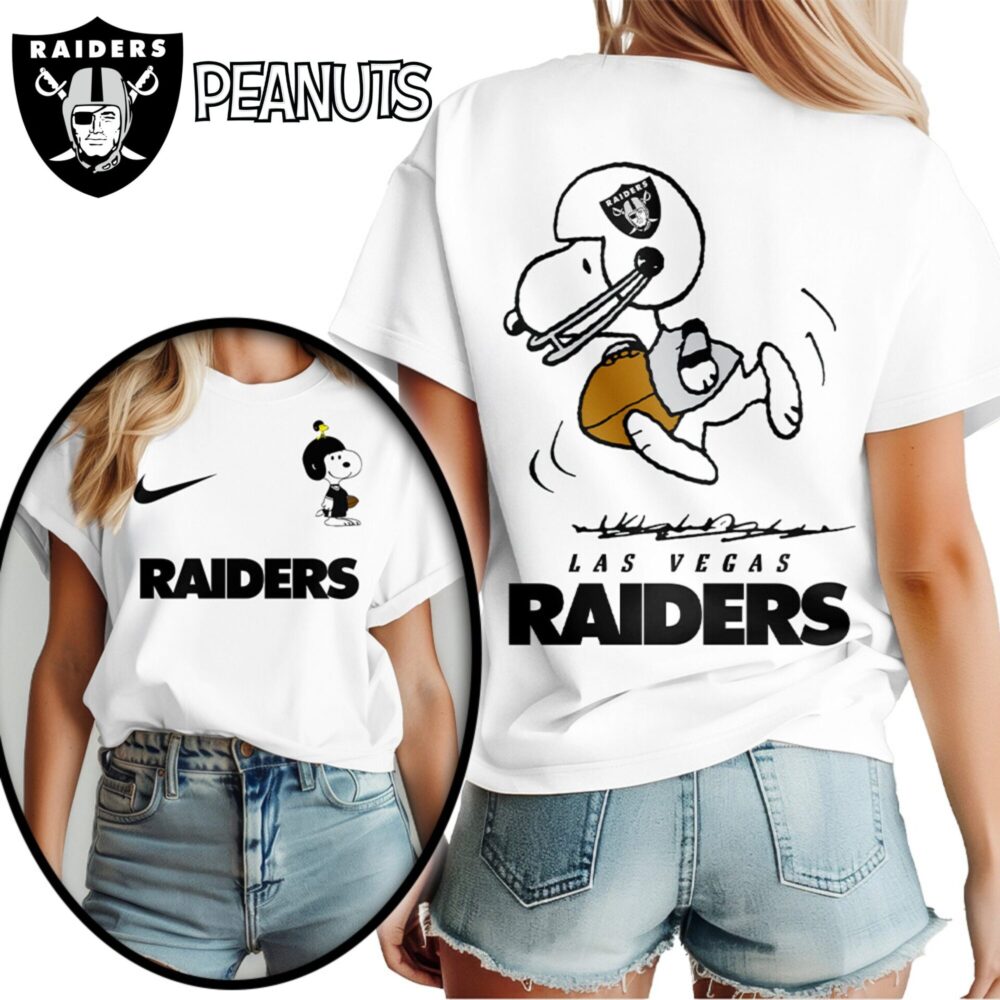 Las Vegas Raiders | Premium NFL x Peanuts 3D Shirt HI