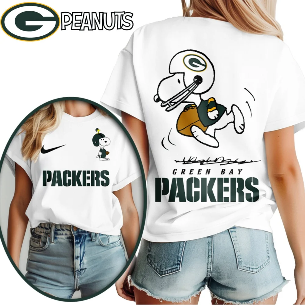 Green Bay Packer | Premium NFL x Peanuts 3D Shirt HI