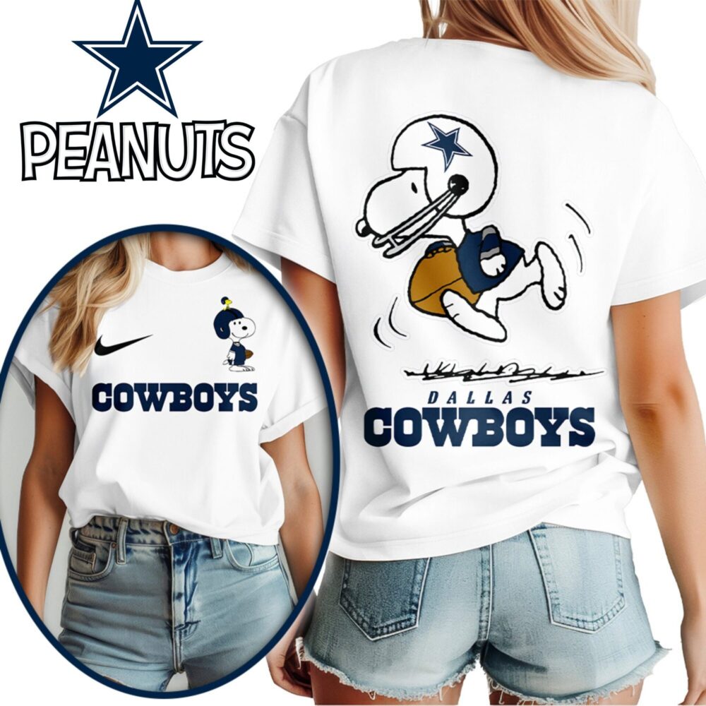 Dallas Cowboys | Premium NFL x Peanuts 3D Shirt HI