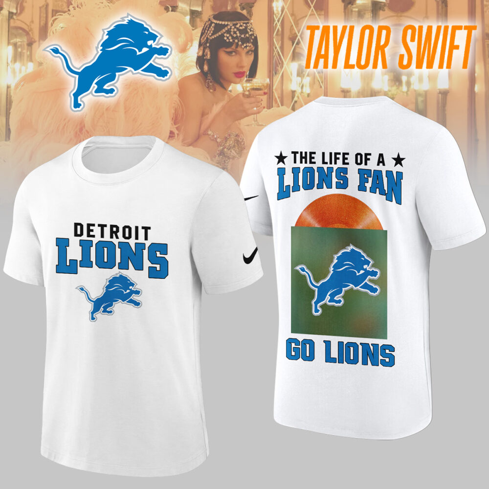 Detroit Lions | Premium NFL x Taylor Swift 3D Shirt HI
