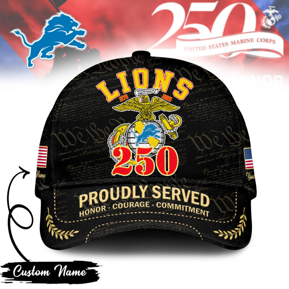 Detroit Lions | Premium NFL Proudly Served Classic Cap TD