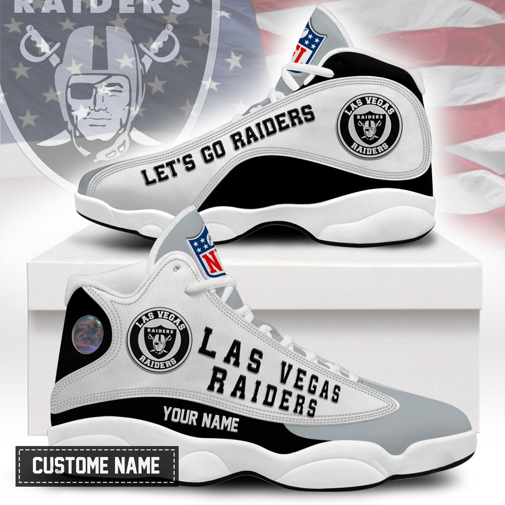 Las Vegas Raiders | Premium NFL Game Day Air Jordan 13 TD