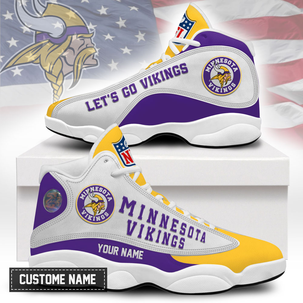 Minnesota Vikings | Premium NFL Game Day Air Jordan 13 TD