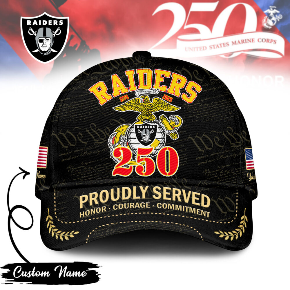 Las Vegas Raiders | Premium NFL Proudly Served Classic Cap TD - Cap