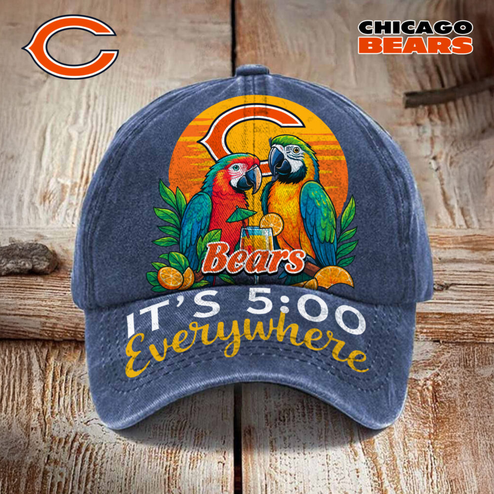 Chicago Bears | Premium NFL Its 5 Oclock Everywhere Cap