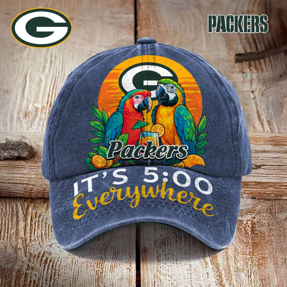 Green Bay Packers | Premium NFL Its 5 Oclock Everywhere Cap