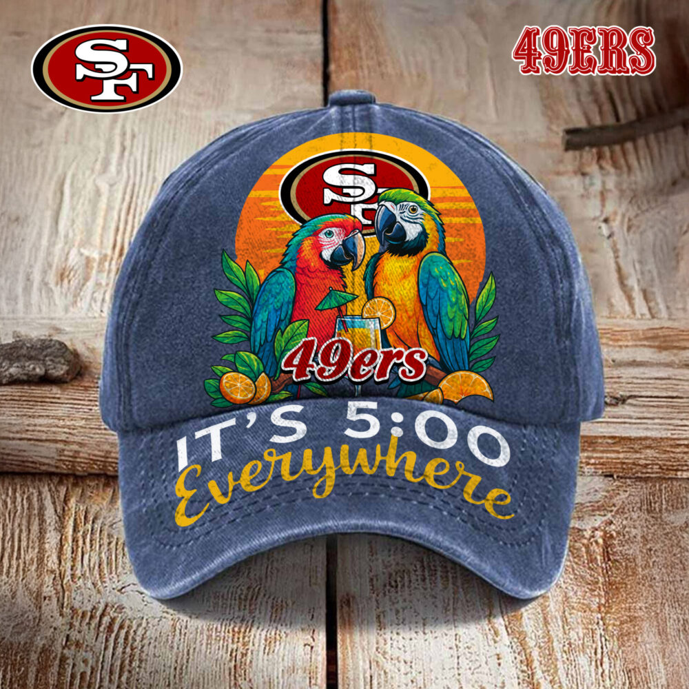 San Francisco 49ers | Premium NFL Its 5 Oclock Everywhere Cap