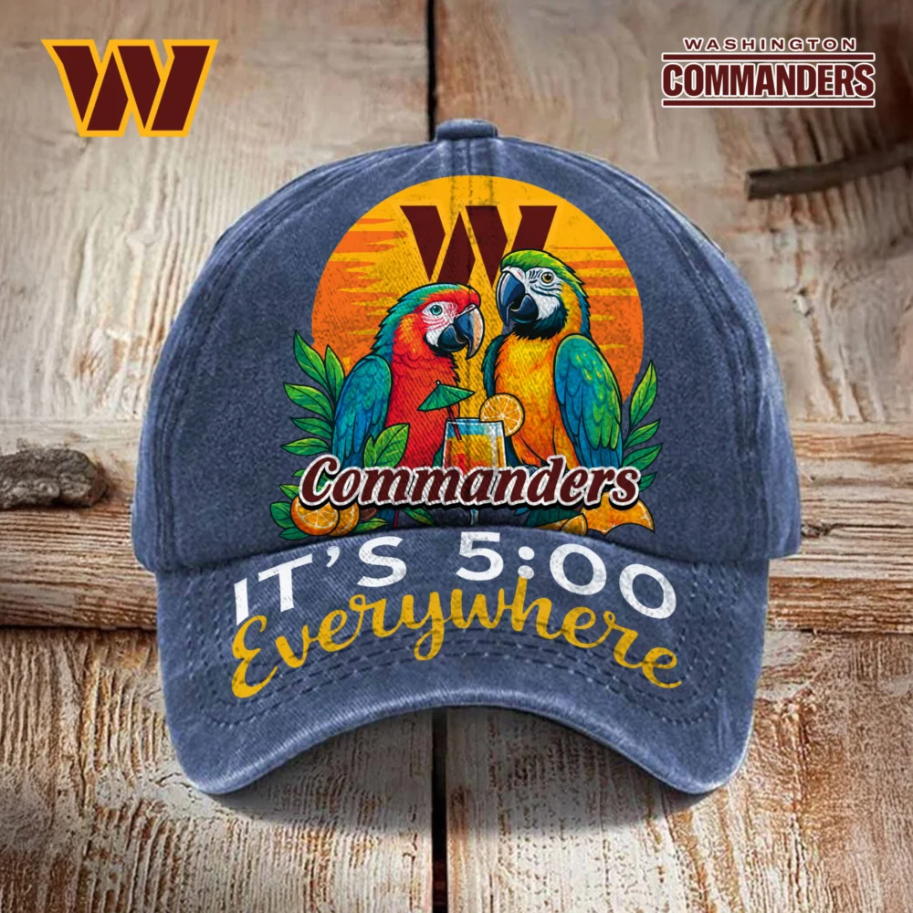Washington Commanders | Premium NFL Its 5 Oclock Everywhere Cap