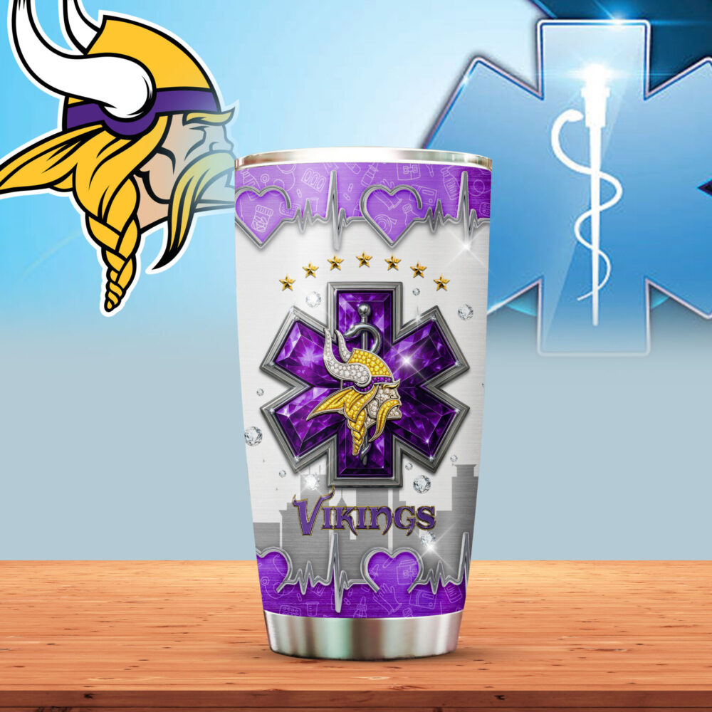 Minnesota Vikings | Premium NFL EMS Tumbler TD - 20oz