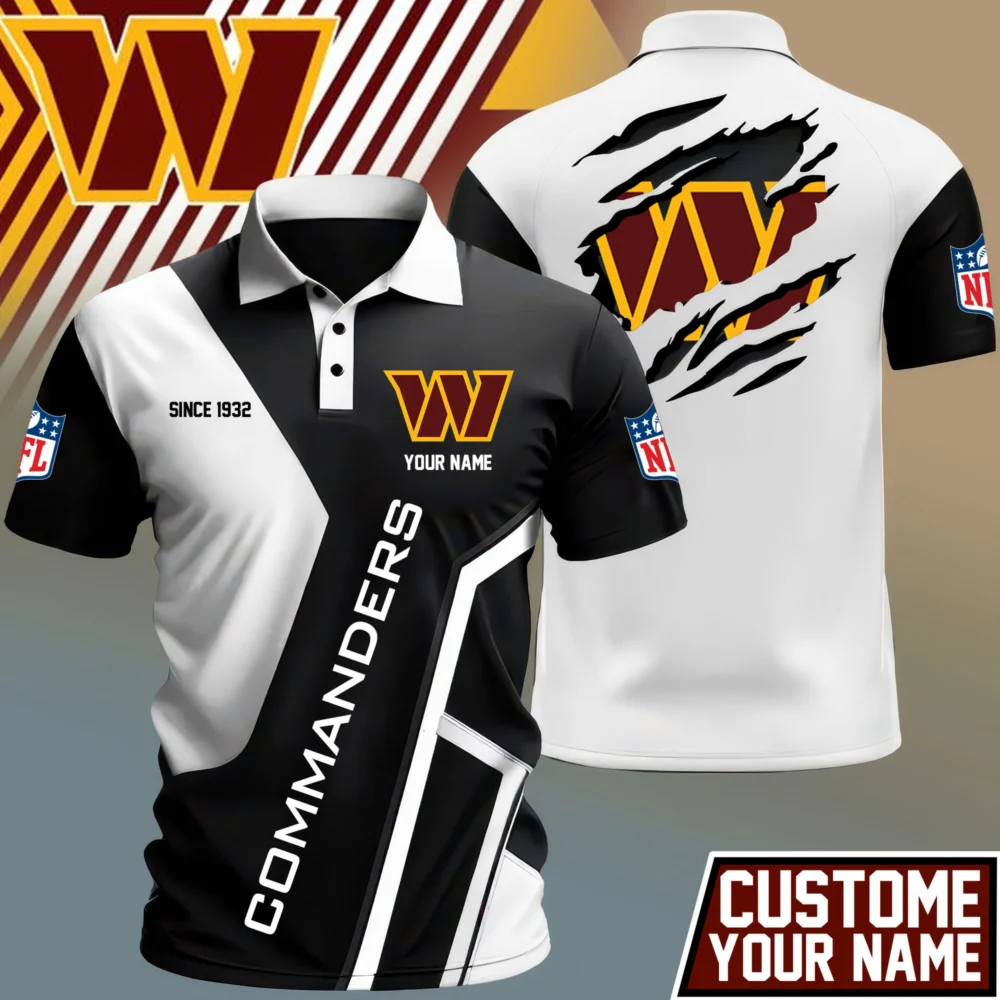 Washington Commanders | Premium NFL Game Day Classic Polo TD