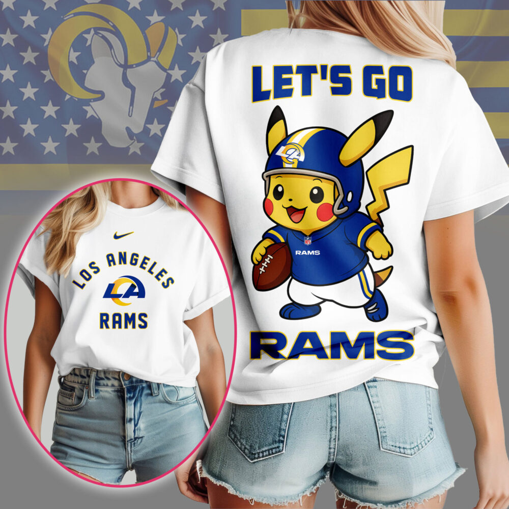Los Angeles Rams | Premium NFL Pokemon Fan 3D Shirt NY