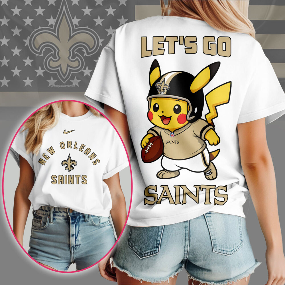 New Orleans Saints | Premium NFL Pokemon Fan 3D Shirt NY