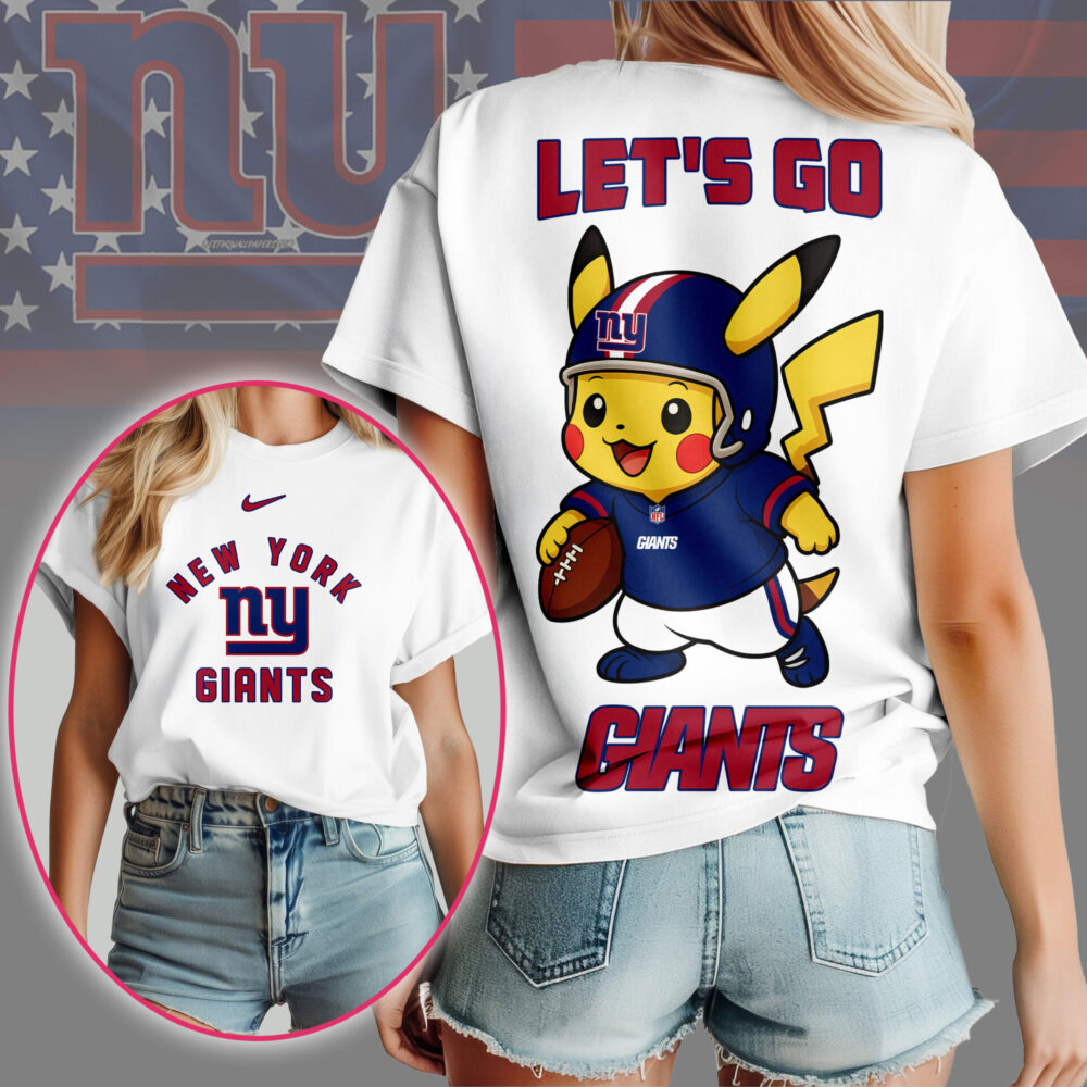 New York Giants | Premium NFL Pokemon Fan 3D Shirt NY