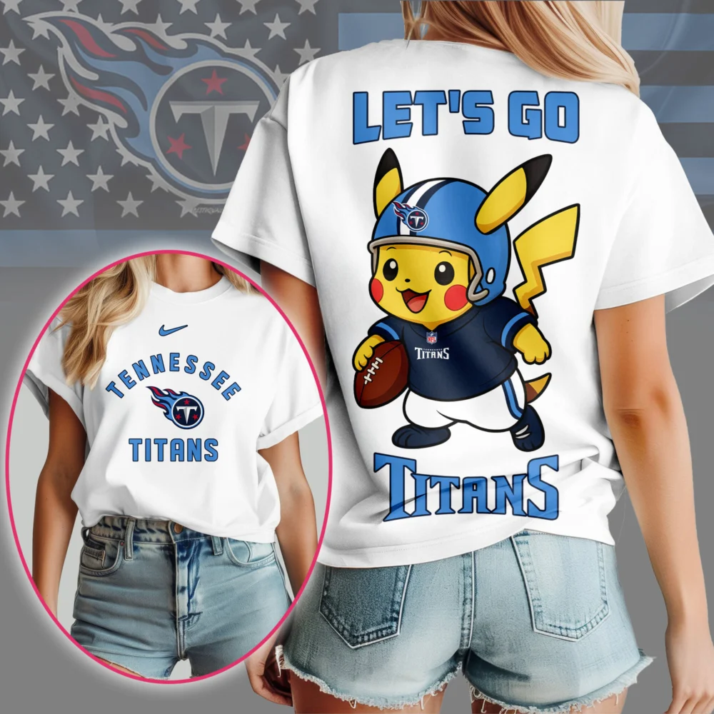 Tennessee Titans | Premium NFL Pokemon Fan 3D Shirt NY