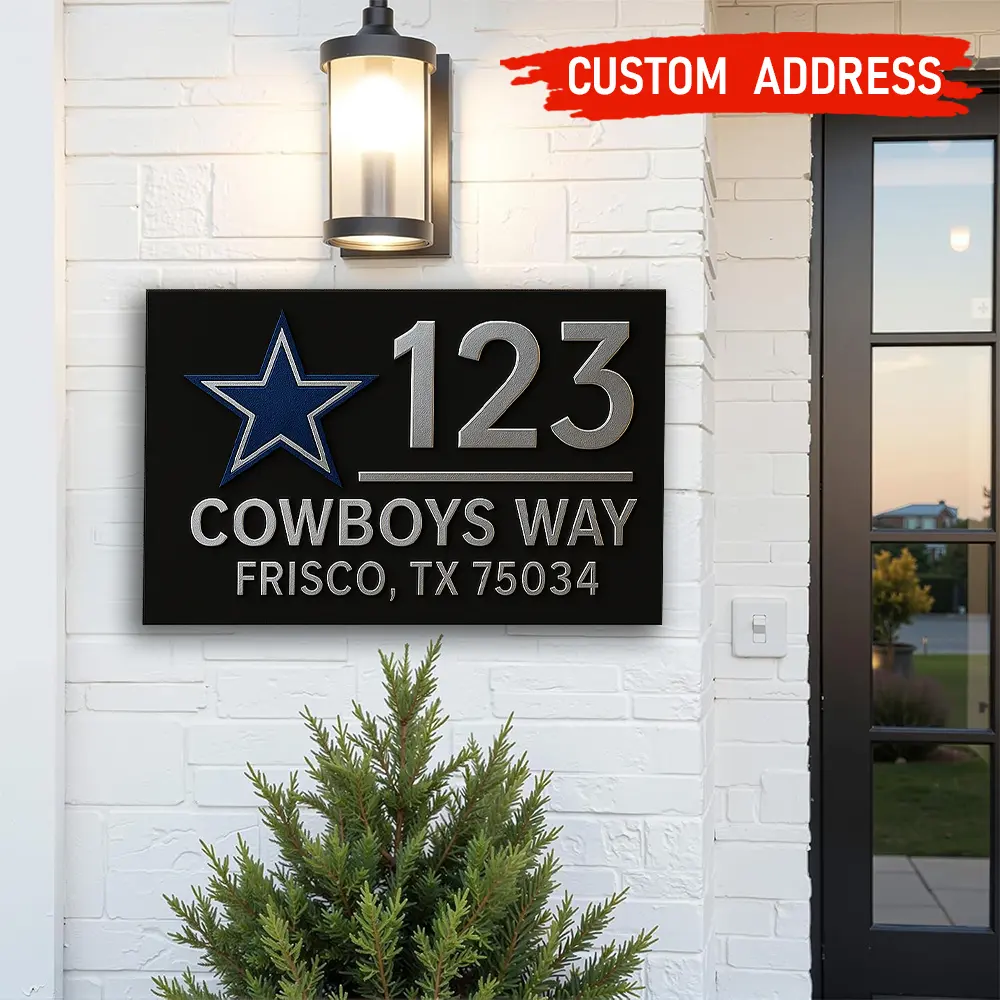 Dallas Cowboys | Premium NFL Address Sign HI