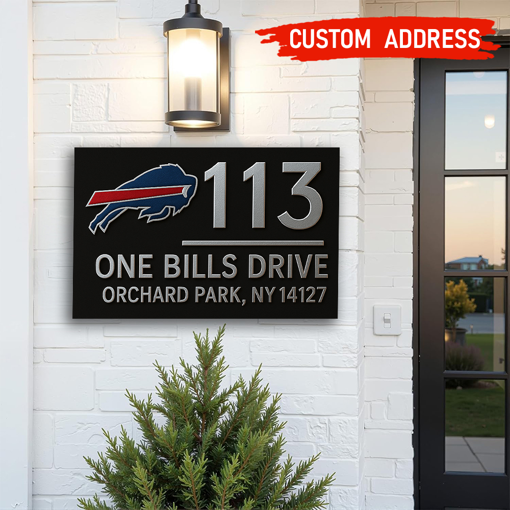Buffalo Bills | Premium NFL Address Sign HI