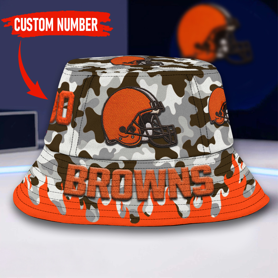 Cleveland Browns | Premium NFL Flaming Bucket Hat TD