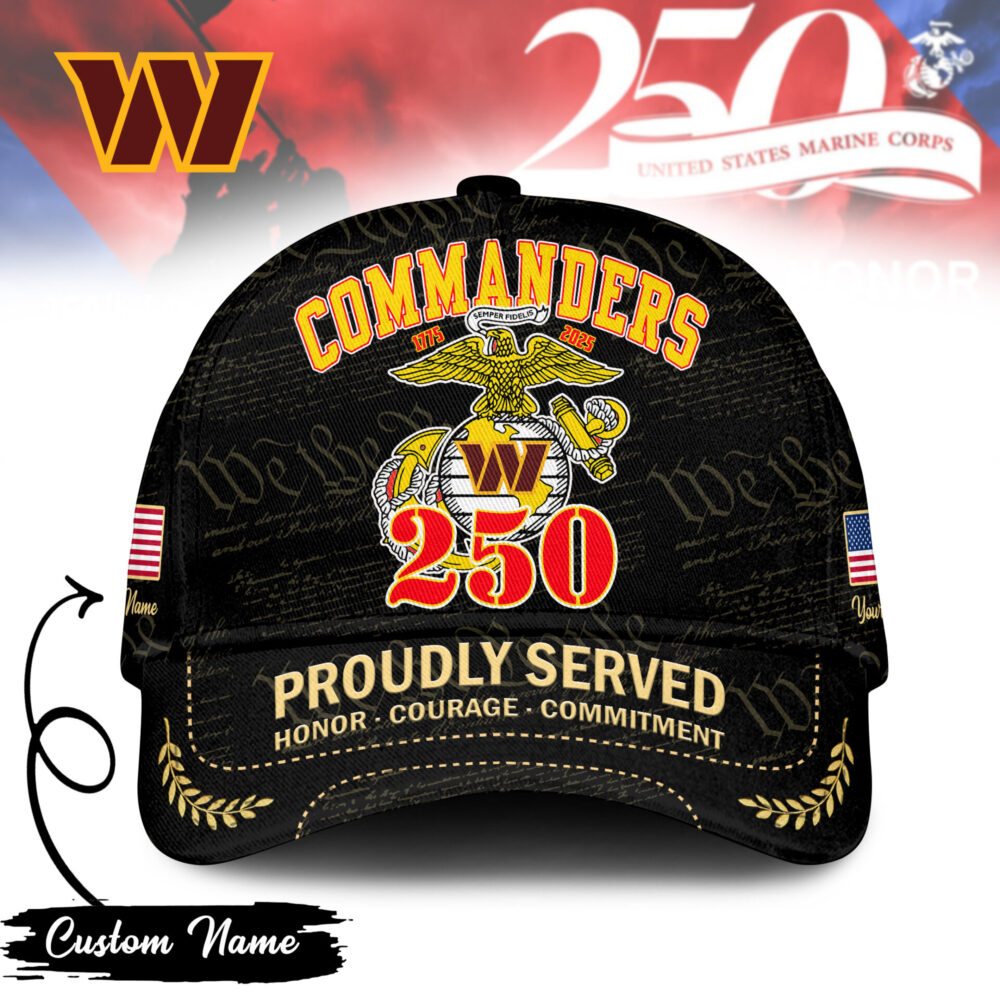 Washington Commanders | Premium NFL Proudly Served Classic Cap TD