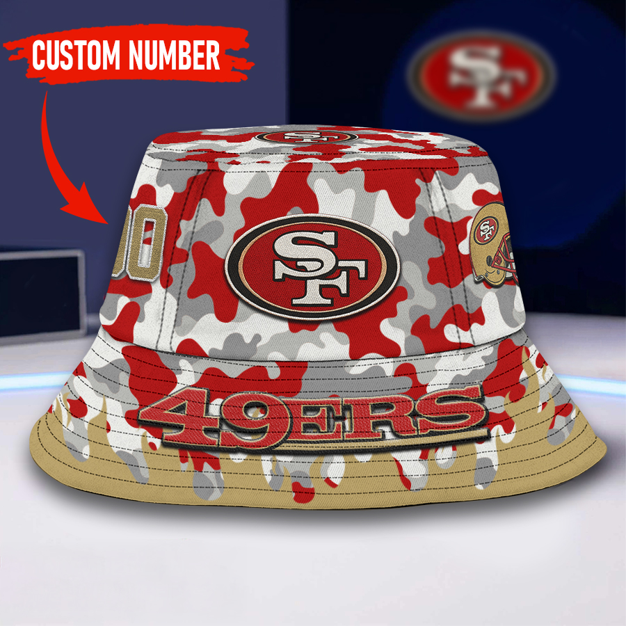 San Francisco 49ers | Premium NFL Flaming Bucket Hat TD - L