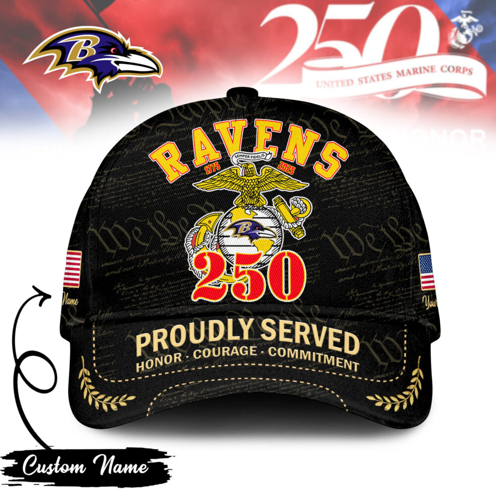Baltimore Ravens | Premium NFL Proudly Served Classic Cap TD - Cap