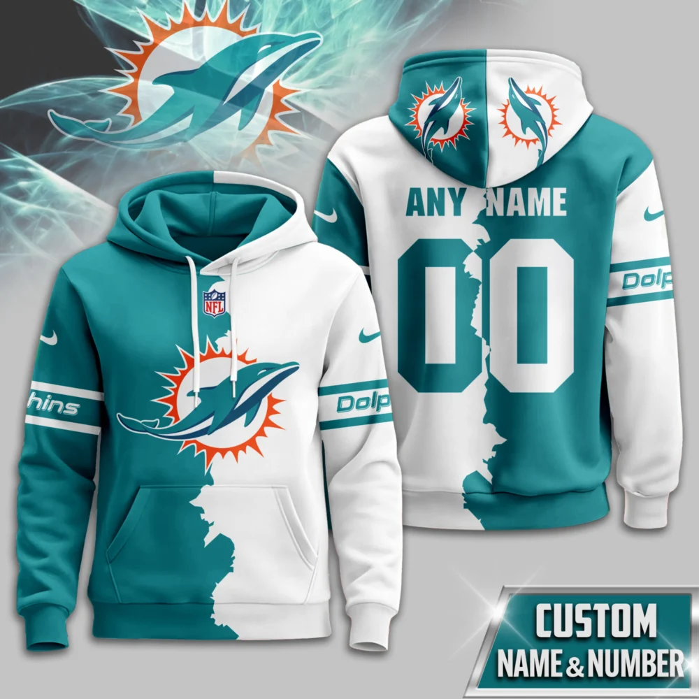 Miami Dolphins | Premium Victory Split Hoodie TD - M