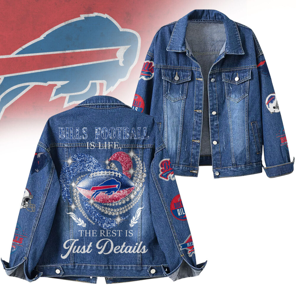 Buffalo Bills | Premium NFL Football Is Life Denim Jacket TD - L