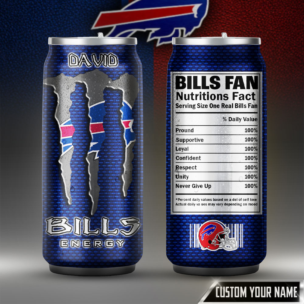 Buffalo Bills | Premium NFL Monster Can Tumbler TD