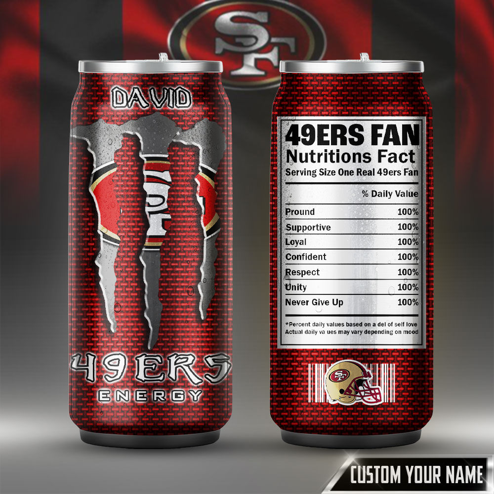San Francisco 49ers | Premium NFL Monster Can Tumbler TD