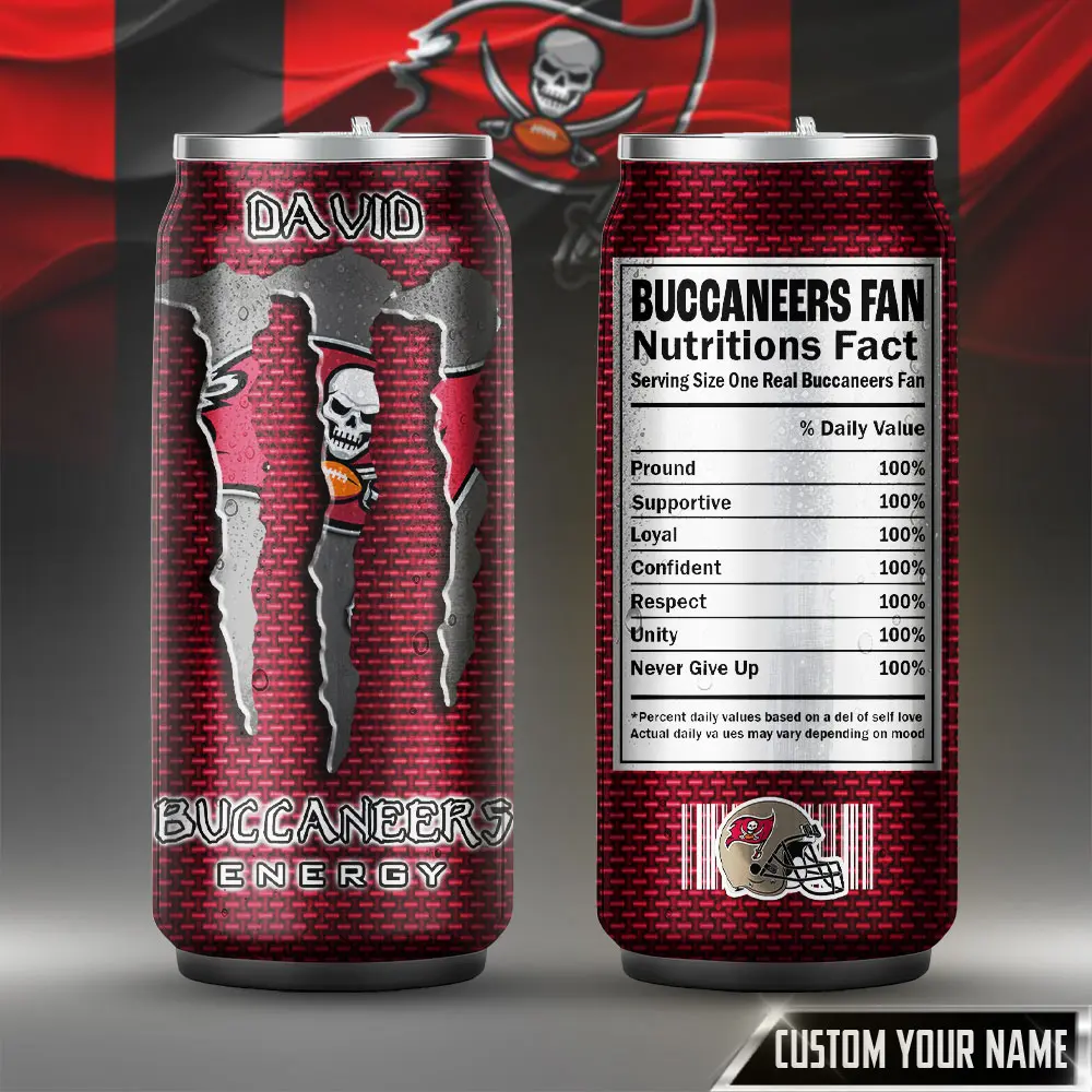 Tampa Bay Buccaneers | Premium NFL Monster Can Tumbler TD