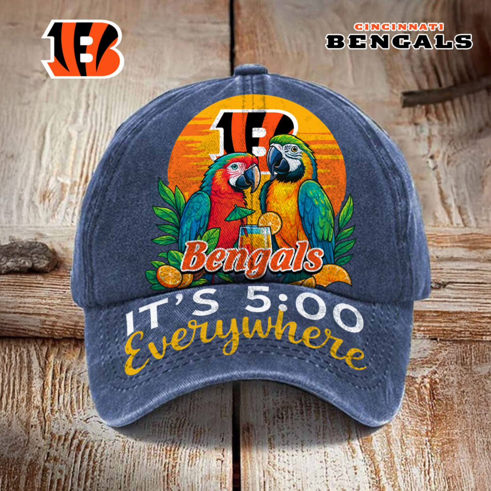 Cincinnati Bengals | Premium NFL Its 5 Oclock Everywhere Cap