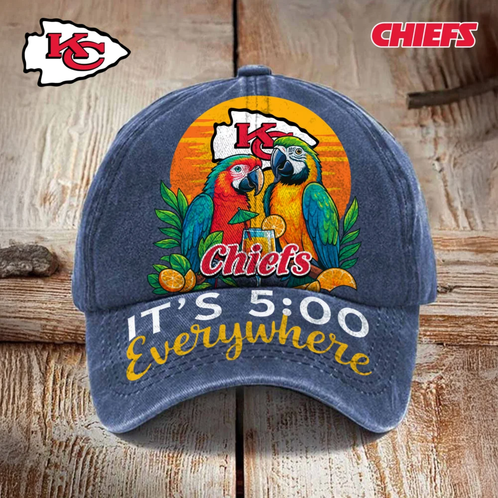 Kansas City Chiefs | Premium NFL Its 5 Oclock Everywhere Cap