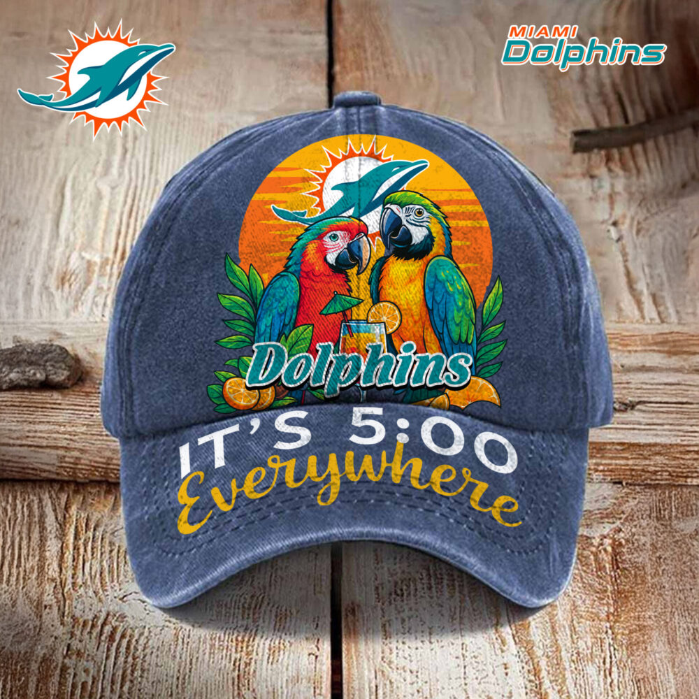 Miami Dolphins | Premium NFL Its 5 Oclock Everywhere Cap
