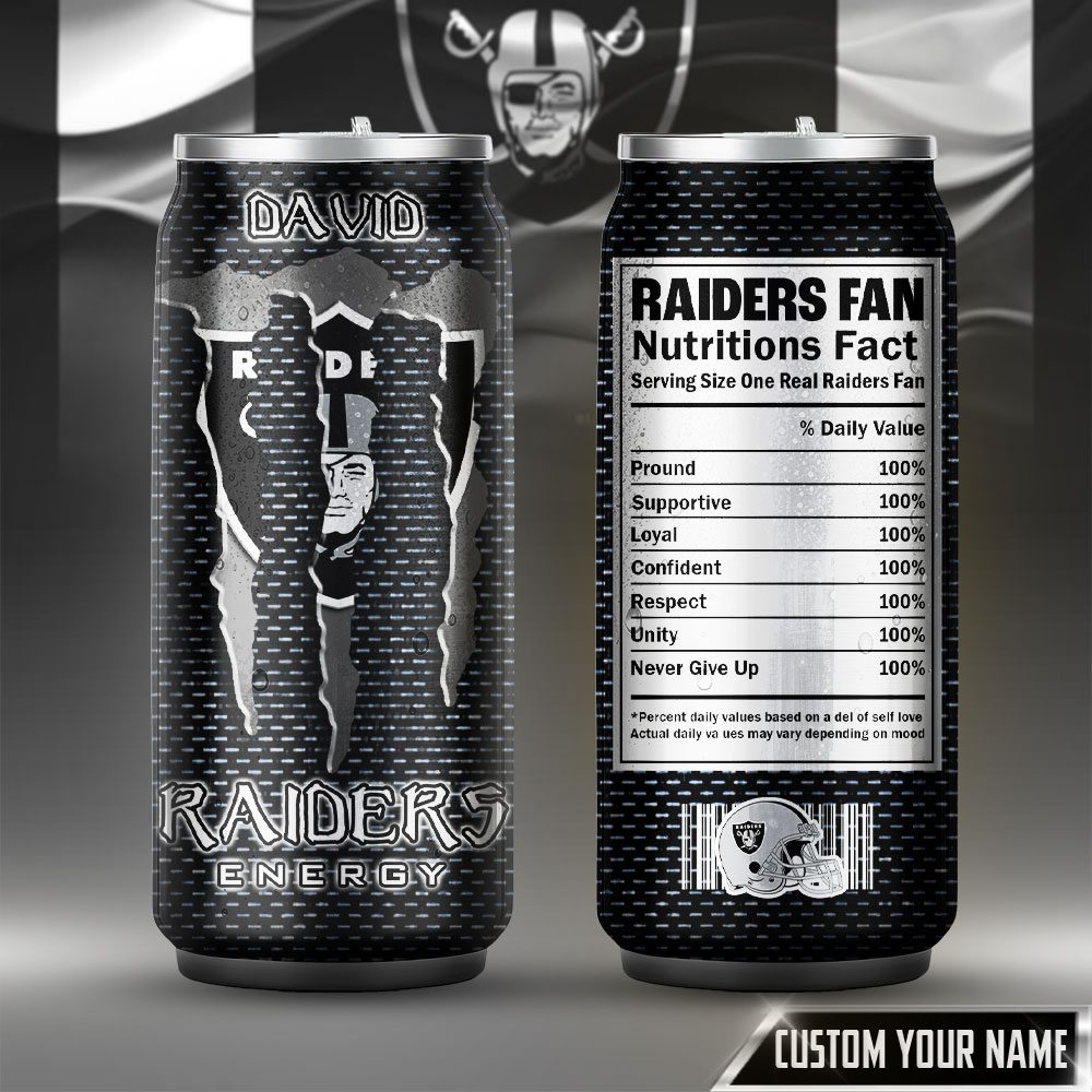 Las Vegas Raiders | Premium NFL Monster Can Tumbler TD