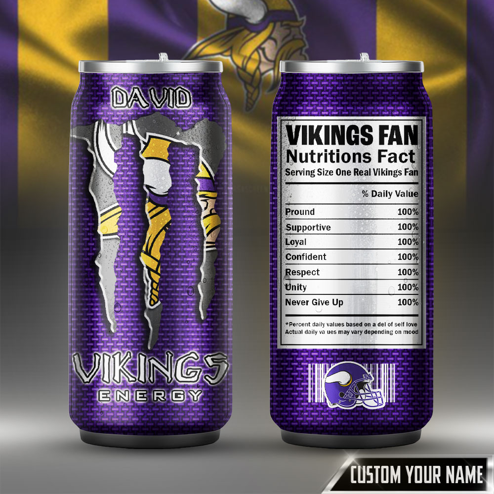 Minnesota Vikings | Premium NFL Monster Can Tumbler TD