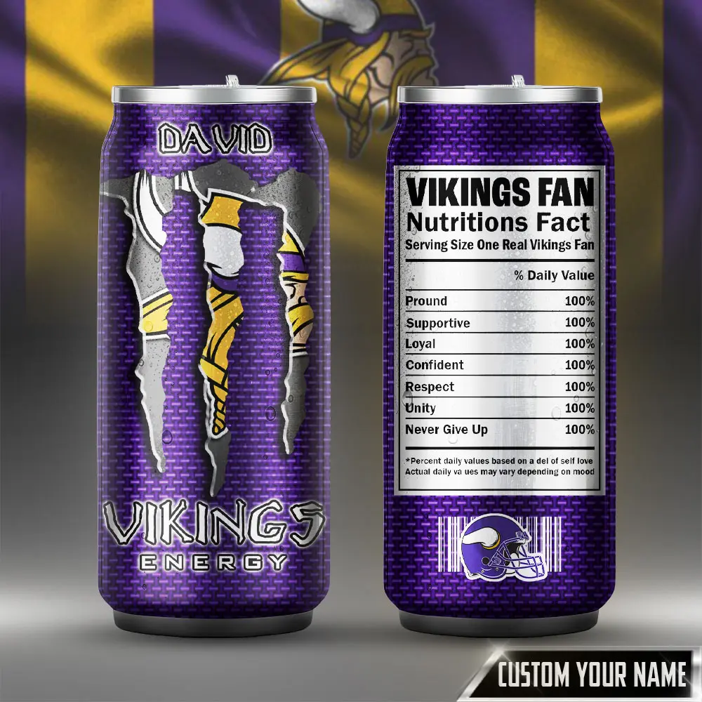 Minnesota Vikings | Premium NFL Monster Can Tumbler TD