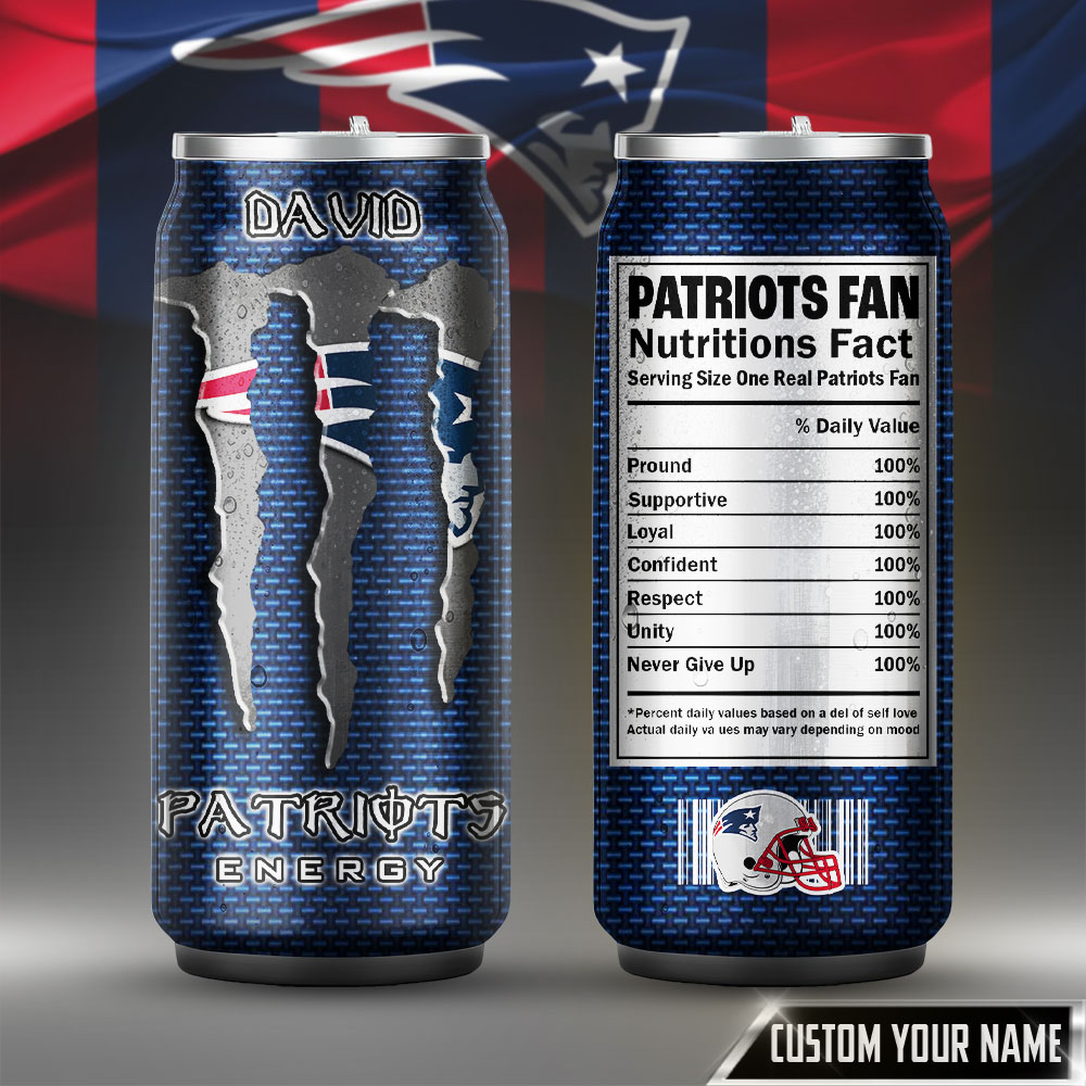 New England Patriots | Premium NFL Monster Can Tumbler TD