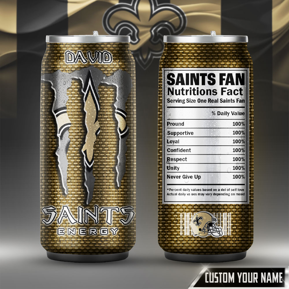 New Orleans Saints | Premium NFL Monster Can Tumbler TD