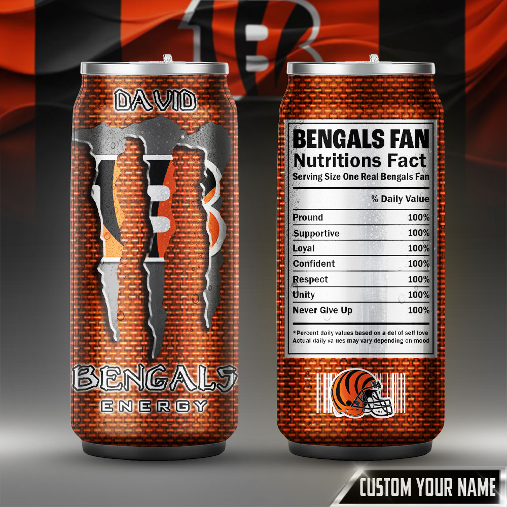 Cincinnati Bengals | Premium NFL Monster Can Tumbler TD