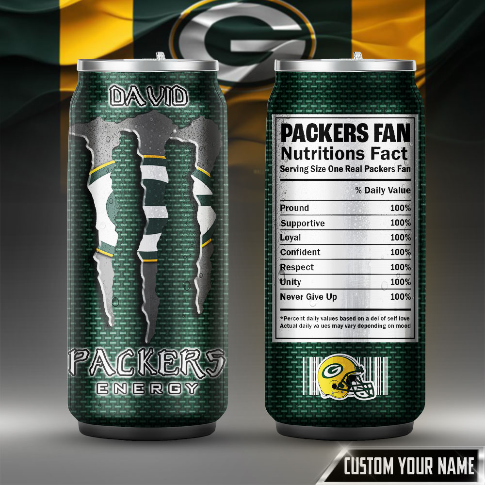Green Bay Packers | Premium NFL Monster Can Tumbler TD