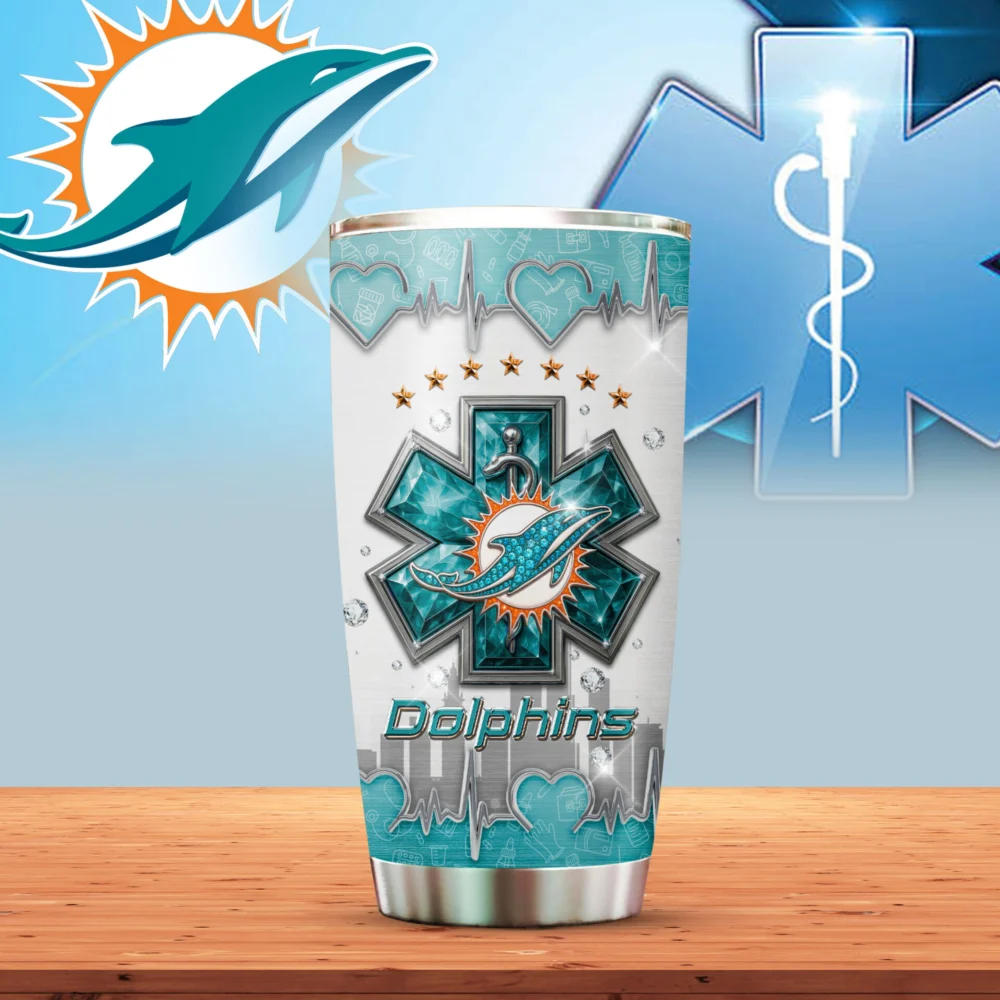 Miami Dolphins | Premium NFL EMS Tumbler TD