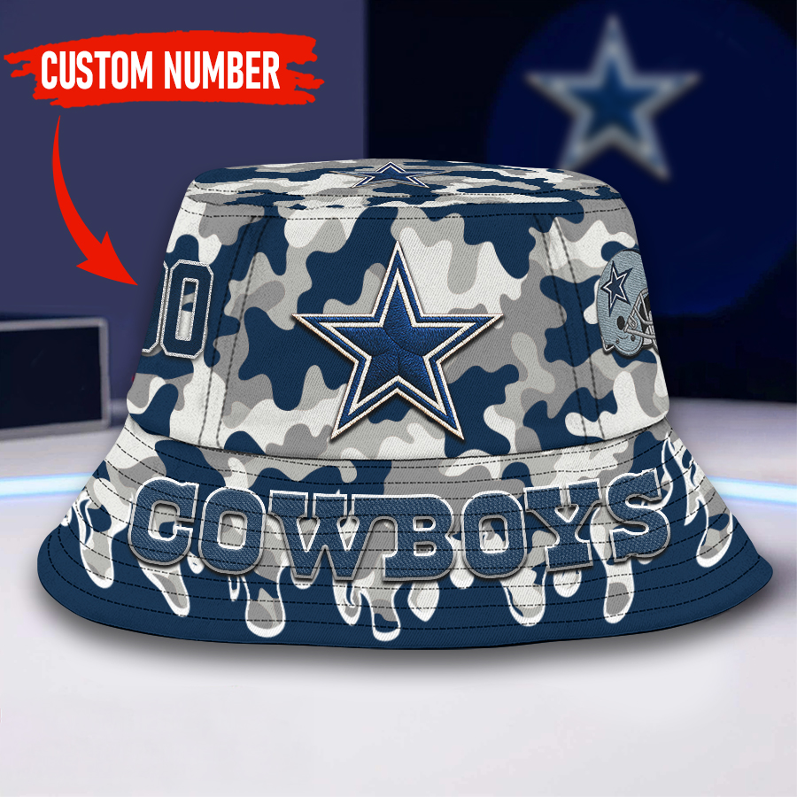 Dallas Cowboys | Premium NFL Flaming Bucket Hat TD - S