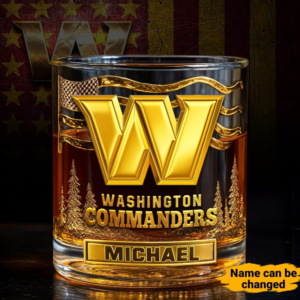 Washington Commanders | NFL Whiskey Glass TD