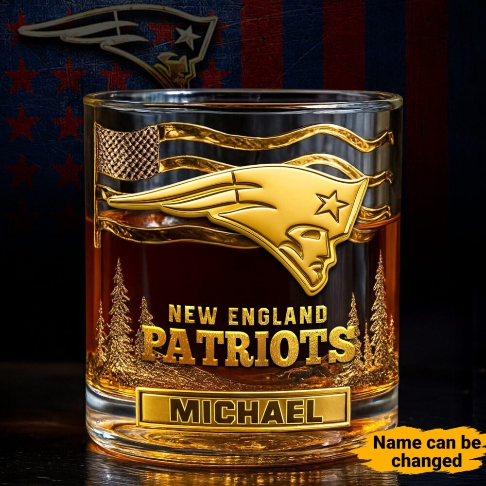 New England Patriots | NFL Whiskey Glass TD