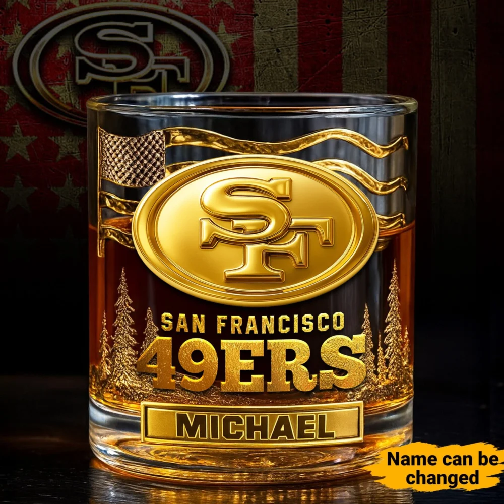 San Francisco 49ers | NFL Whiskey Glass TD