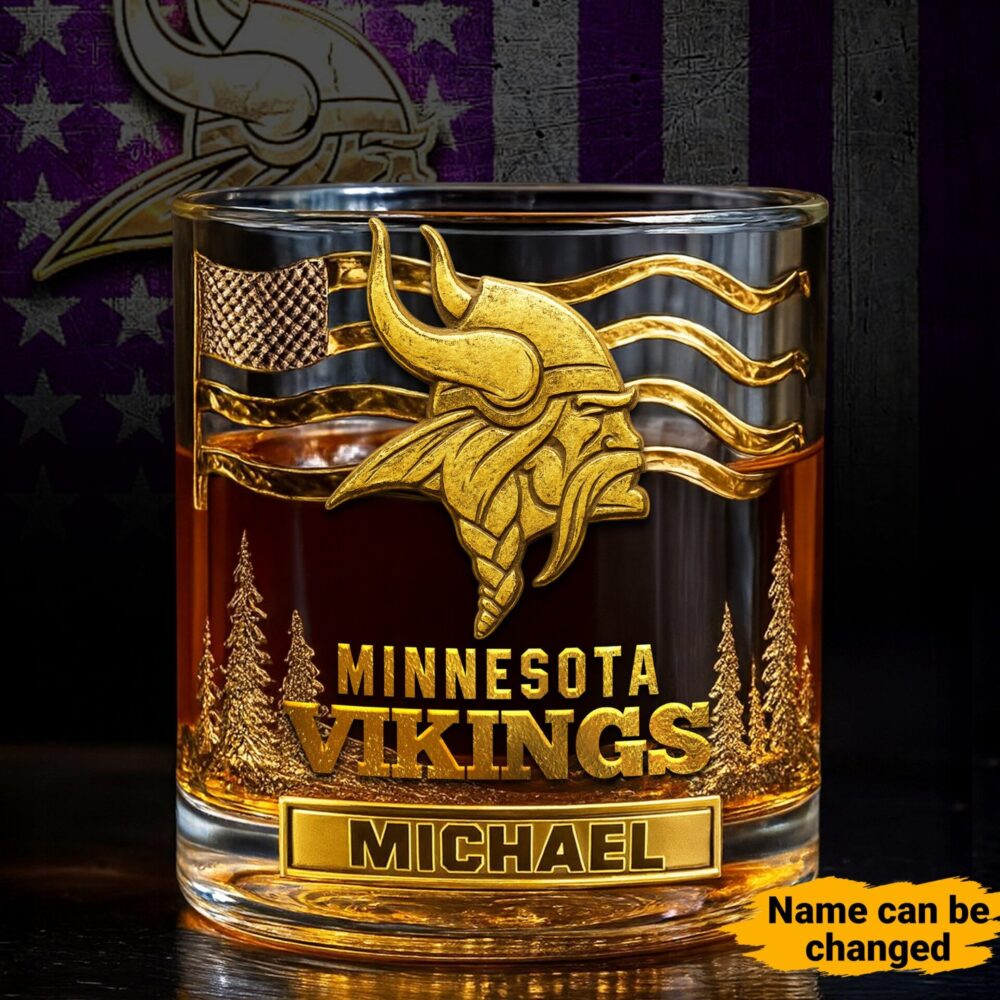 Minnesota Vikings | NFL Whiskey Glass TD