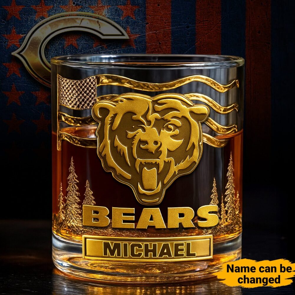 Chicago Bears | NFL Whiskey Glass TD
